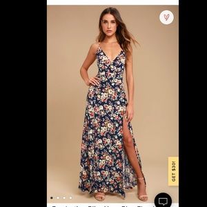 Lulus Everlasting Bliss Floral Maxi Dress